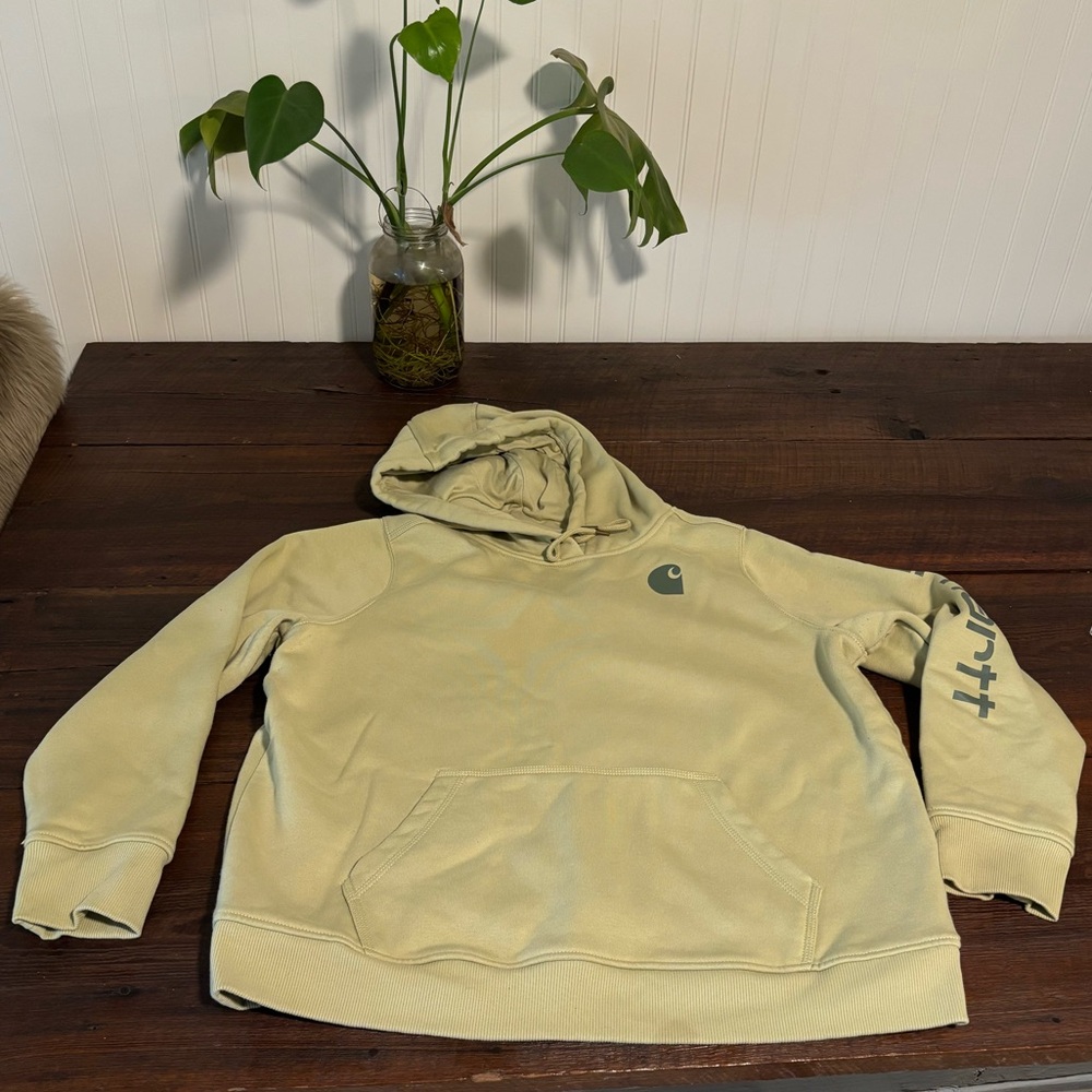 Carhartt Sage Green Pullover Hoodie